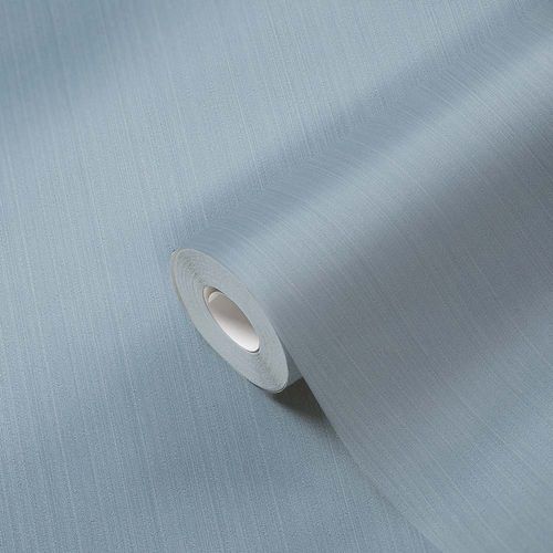 Photography Non-Woven Wallpaper Plain Stripes blue 38098-7