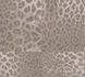 Illustration Non-Woven Wallpaper Leopard Tiles taupe grey 38523-2 2