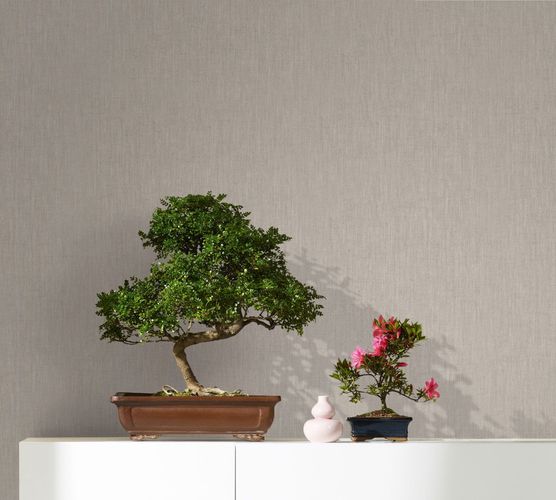 Photo Non-Woven Wallpaper Textile Structure greige 33329