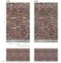 Illustration Photo Wallpaper Bricks Wall red-brown blue 47254 3