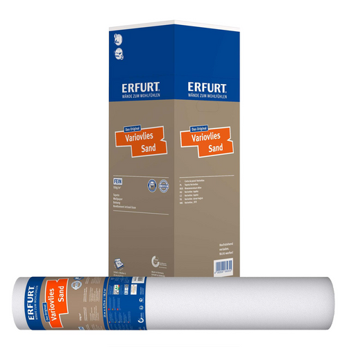 4 Rolls Erfurt Wallpaper Lining Paper Sand Wispy 75 m²