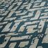 Non-Woven Wallpaper Labyrinth dark blue gold 38695-3 3