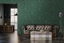 Non-Woven Wallpaper Graphic Tiles green gold 38699-3 1