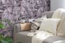 Non-Woven Wallpaper Indian grey purple 38173-1 1