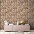 Non-Woven Wallpaper Indian green colourful 38173-4 4