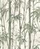 Wallpaper Non-Woven Rasch Bamboo green white grey 484847 1