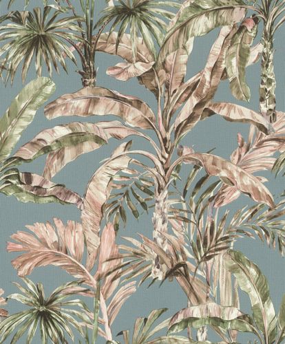 Wallpaper Non-Woven Rasch Jungle brown grey 485257