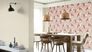 Wallpaper Barbara Home Collection crane beige gray red 2