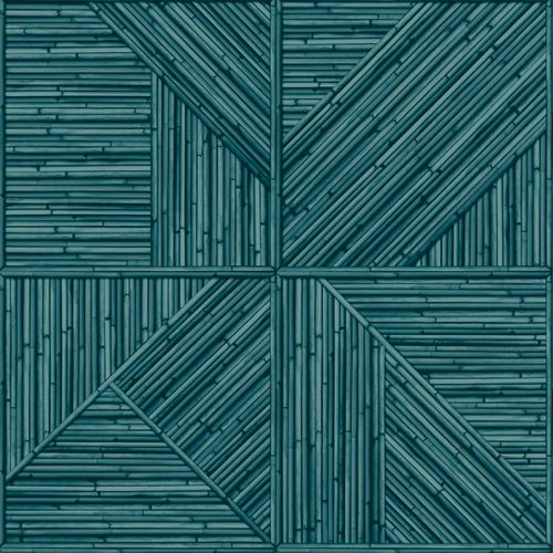 Non-woven wallpaper bamboo optics petrol JF2402 Grandeco