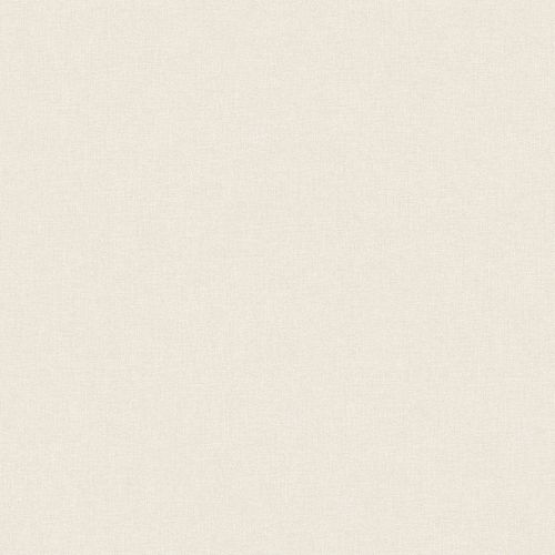 Non-woven wallpaper textile optics cream white Grandeco