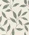 Non-Woven Wallpaper Rasch Bronze Green White Leaves  1