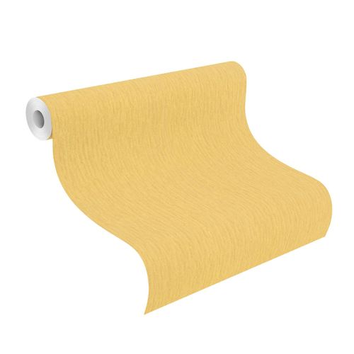 rasch wallpaper Trianon monochrome glossy yellow 570083