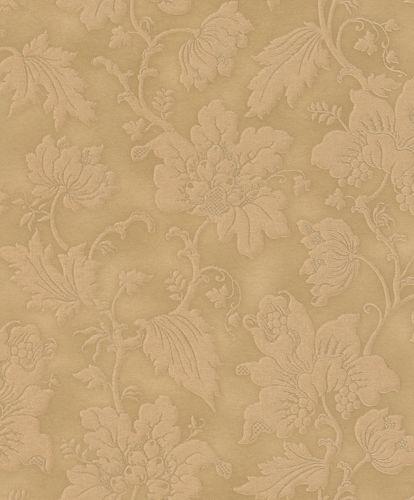 rasch Tapete Trianon Floral Blüten gold 570472