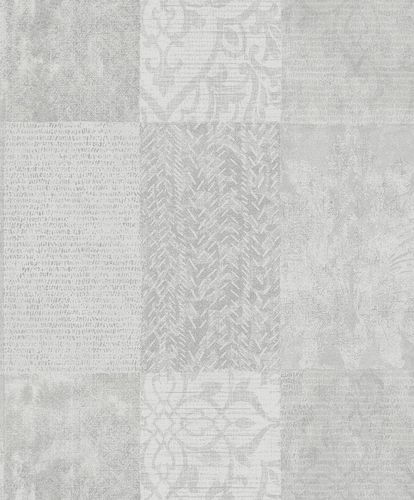 non-woven wallpaper ivy tiled pattern gray 82286 Novamur