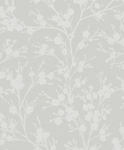 Vliestapete Ivy Floral Beige Weiß 82314 Novamur