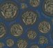 Versace non-woven wallpaper 38611-3 Medusa blue pearl beige 1