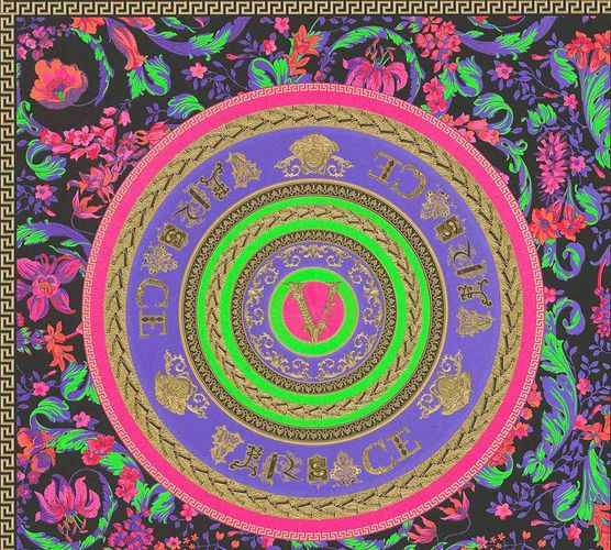 Vliestapete-38705-1-Floral-Medusa-Pink-Schwarz-VERSACE-Home-Tapete-63213748