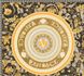 Versace non-woven wallpaper 38705-5 Floral Black Gold 1