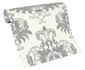 Non-woven wallpaper Erismann 10102-10 Baroque Grey White 3