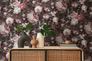 AS Creation non-woven wallpaper flowers vintage black pink 3