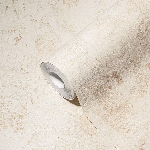 AS Creation non-woven wallpaper concrete look cream white