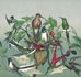 Mural 543544 Rasch Blue Green Green Birds Exotic 1