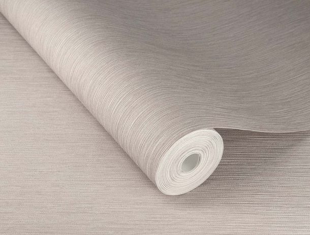 Non-woven wallpaper Rasch gray beige plain lines 844467