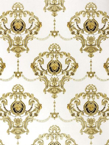 Wallpaper satin baroque Medusa glossy Hermitage 6553-63