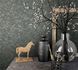 Non-woven wallpaper anthracite plaster look Marburg 34156 1