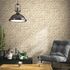 Non-woven wallpaper beige brown stone wall Marburg 34169 1
