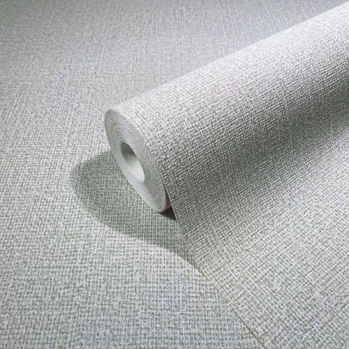 Non-woven wallpaper grey beige fabric look Marburg 34172