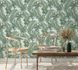 Marburg non-woven wallpaper white green ferns 47408 1