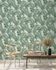 Marburg non-woven wallpaper white green ferns 47408 3