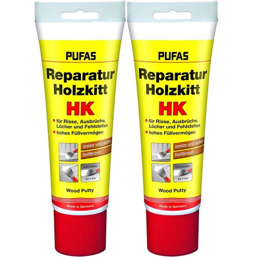 Pufas Reparatur Holzkitt 400g braun gebrauchsfertig