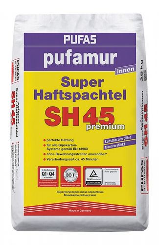 Spachtelmasse kunstharzvergütet und faser-verstärkt