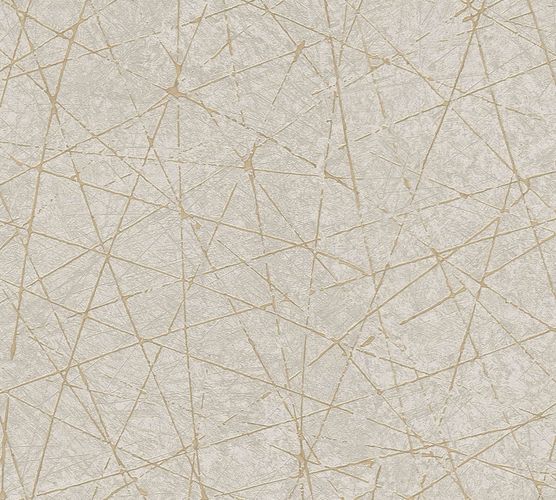 Non-woven Wallpaper beige gold Texture metallic 39177-3