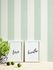 Non-woven wallpaper 39029-2 white green mottled stripes 1