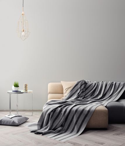 Vliestapete Punkte Textil Optik Grau Weiß 39070-2 Wohnzimmer