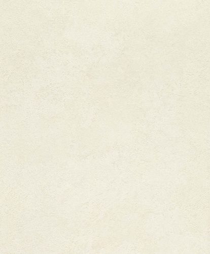 Rasch non-woven wallpaper 315103 plain white metallic