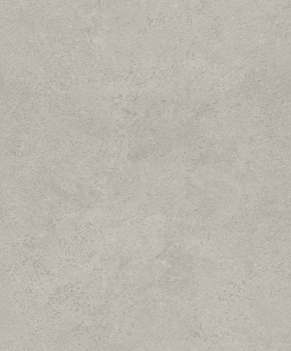 Rasch non-woven wallpaper 315141 plain silver metallic