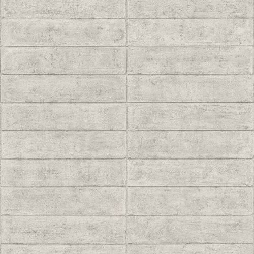 Rasch non-woven wallpaper 499636 stones 3D look grey beige