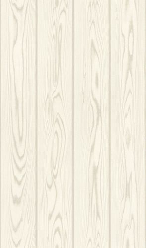 Rasch non-woven wallpaper 499513 boards wood white grey