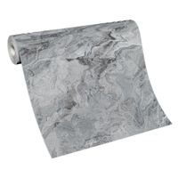 Vliestapete Marmor Optik Grau Silber Metallic 10318-47