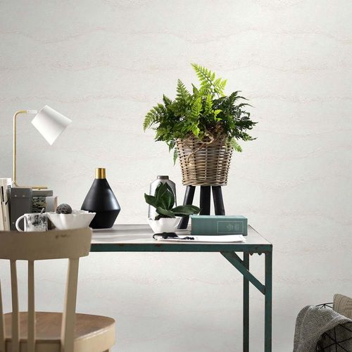 Non-woven wallpaper concrete look cream beige 10299-14