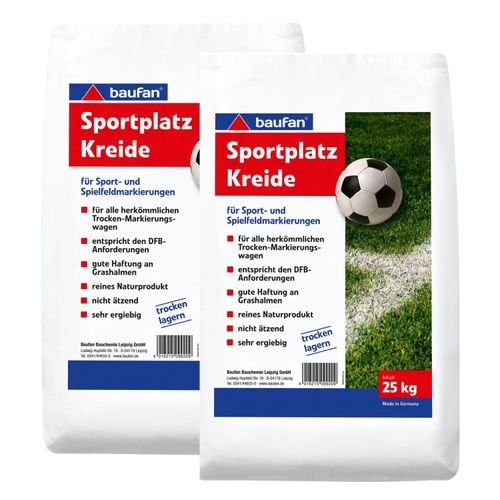 Sportplatz-Kreide Baufan 25Kg Spielfeldmarkierungen