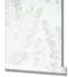 Non-Woven Wallpaper Floral White Silver Metallic 82342 3