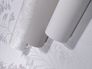 Non-woven wallpaper plain linen texture white 82345 9