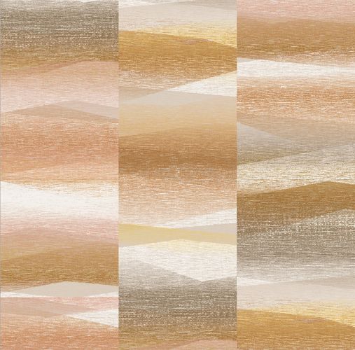 Photo wallpaper Illustration Graphic Beige Orange 33122