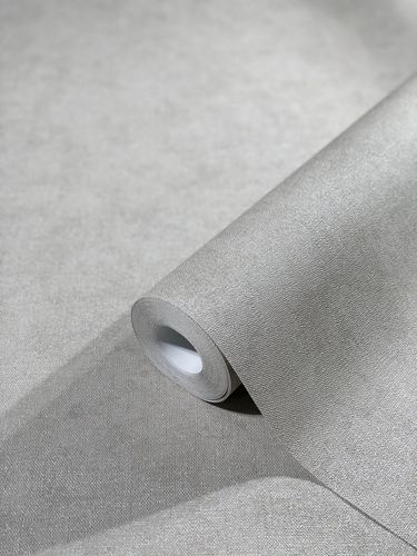 Non-Woven Wallpaper Plain texture Beige grey Metallic 33176