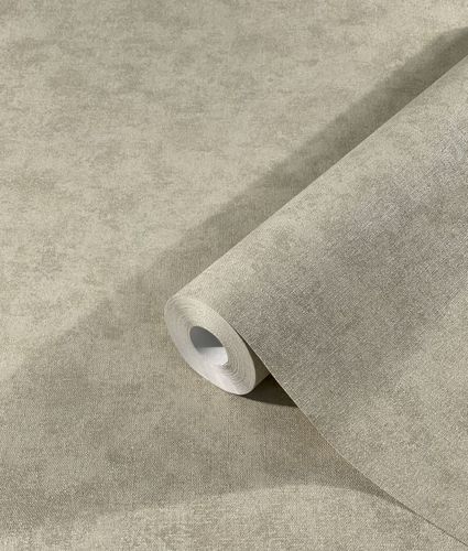 Non-Woven Wallpaper Plain Beige Cream Metallic 33179